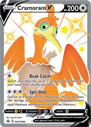 Cramorant V SWSH086 [SWSH Sword & Shield Promo Cards]  - Holofoil