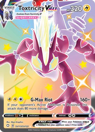 Toxtricity VMAX SV113/SV122 [Shining Fates Shiny Vault]  - Holofoil