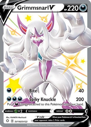 Grimmsnarl V SV116/SV122 [Shining Fates Shiny Vault]  - Holofoil
