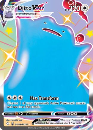 Ditto VMAX SV119/SV122 [Shining Fates Shiny Vault]  - Holofoil