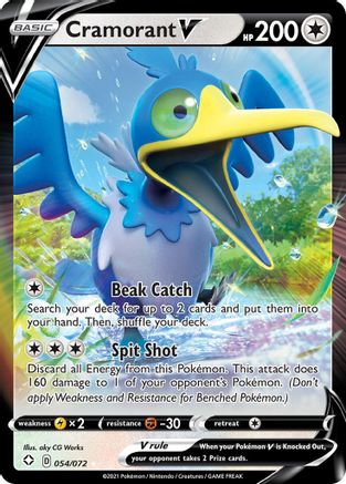 Cramorant V 054/072 [Shining Fates]  - Holofoil