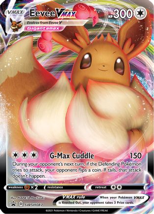 Eevee VMAX SWSH087 [SWSH Sword & Shield Promo Cards]  - Holofoil