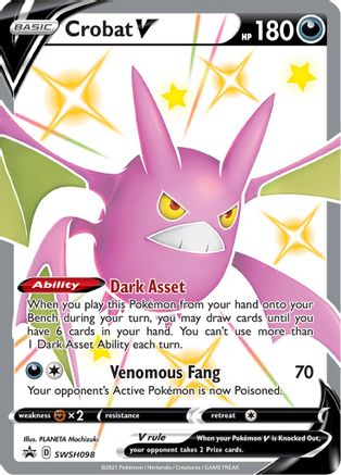 Crobat V SWSH098 [SWSH Sword & Shield Promo Cards]  - Holofoil