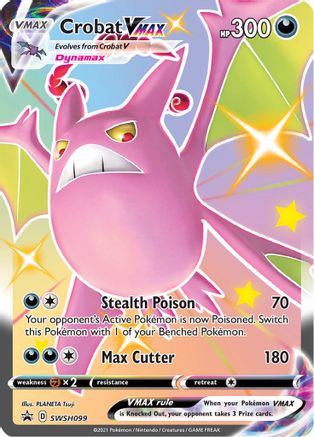 Crobat VMAX SWSH099 [SWSH Sword & Shield Promo Cards]  - Holofoil
