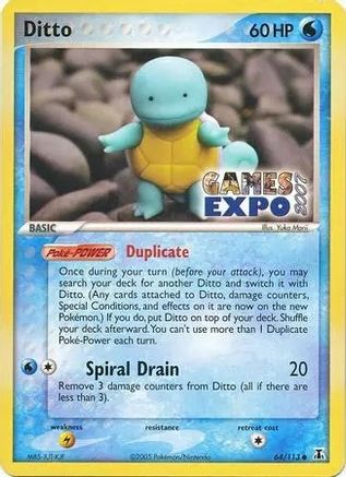 Ditto (Squirtle) 064/113 [Miscellaneous Cards & Products]