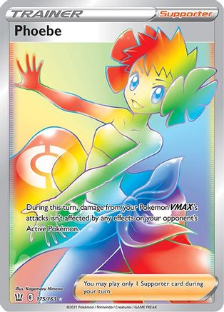 Phoebe (Secret) 175/163 [SWSH05 Battle Styles]  - Holofoil