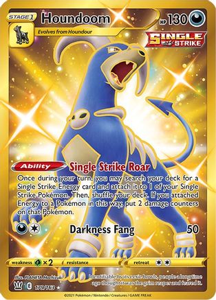 Houndoom (Secret) 179/163 [SWSH05 Battle Styles]  - Holofoil