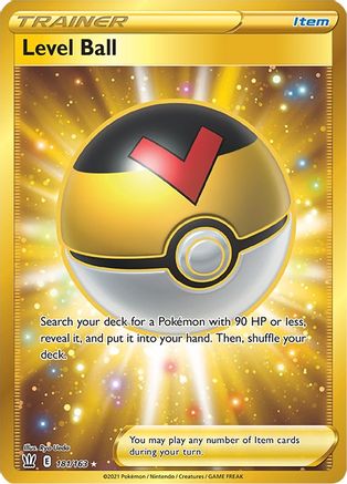 Level Ball (Secret) 181/163 [SWSH05 Battle Styles]  - Holofoil
