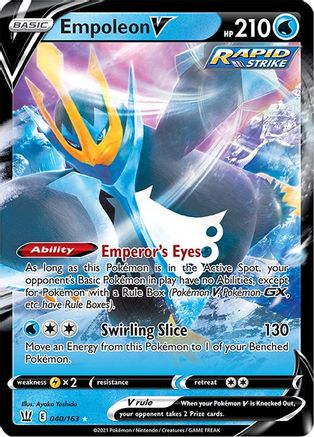 Empoleon V 040/163 [SWSH05 Battle Styles]  - Holofoil