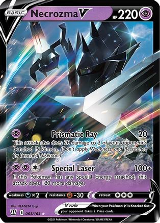 Necrozma V 063/163 [SWSH05 Battle Styles]  - Holofoil
