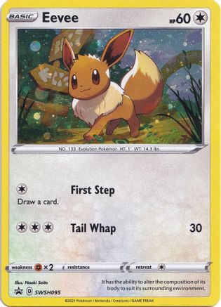 Eevee SWSH095 [SWSH Sword & Shield Promo Cards]  - Holofoil