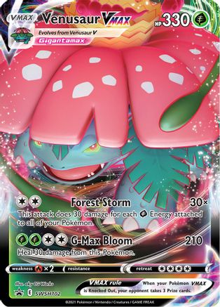 Venusaur VMAX SWSH102 [SWSH Sword & Shield Promo Cards]  - Holofoil