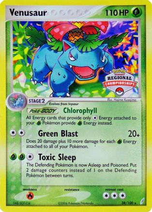Venusaur 028/100 [League & Championship Cards]