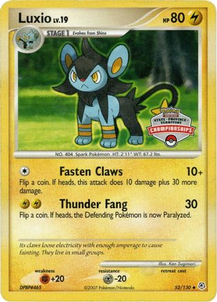 Luxio 052/130 [League & Championship Cards]