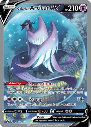 Galarian Articuno V (Alternate Full Art) 170/198 [SWSH06 Chilling Reign]  - Holofoil