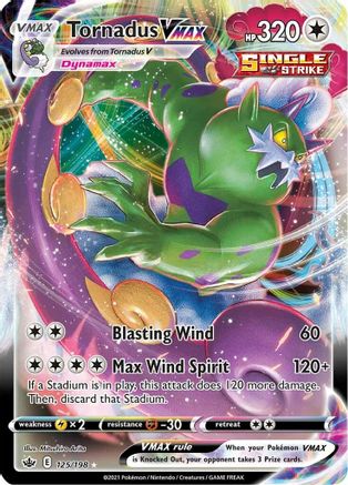 Tornadus VMAX 125/198 [SWSH06 Chilling Reign]  - Holofoil