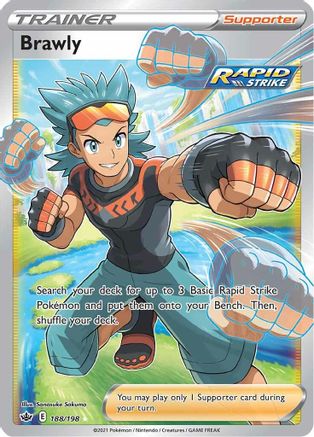 Brawly (Full Art) 188/198 [SWSH06 Chilling Reign]  - Holofoil