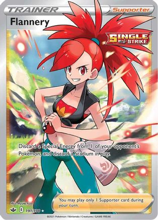 Flannery (Full Art) 191/198 [SWSH06 Chilling Reign]  - Holofoil