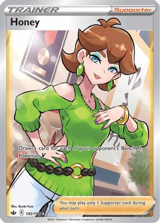 Honey (Full Art) 192/198 [SWSH06 Chilling Reign]  - Holofoil