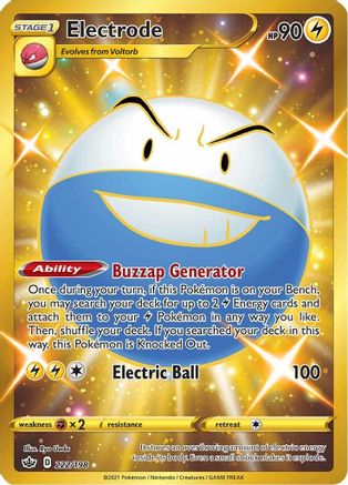 Electrode (Secret) 222/198 [SWSH06 Chilling Reign]  - Holofoil