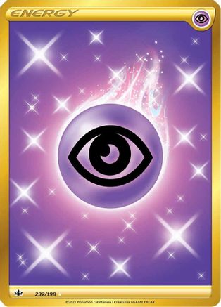 Psychic Energy (Secret) 232/198 [SWSH06 Chilling Reign]  - Holofoil