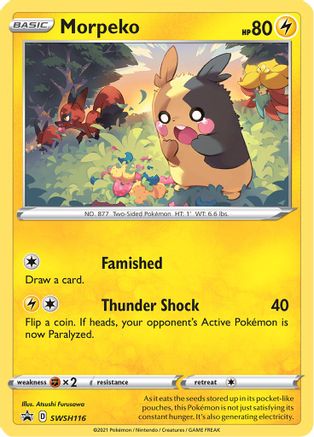 Morpeko SWSH116 [SWSH Sword & Shield Promo Cards]  - Holofoil