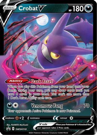 Crobat V SWSH110 [SWSH Sword & Shield Promo Cards]  - Holofoil