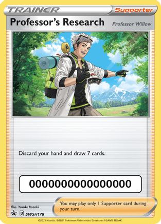 Professor's Research SWSH178 [SWSH Sword & Shield Promo Cards]