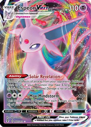 Espeon VMAX 065/203 [SWSH07 Evolving Skies]  - Holofoil