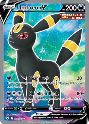 Umbreon V (Full Art) 188/203 [SWSH07 Evolving Skies]  - Holofoil