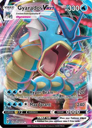 Gyarados VMAX 029/203 [SWSH07 Evolving Skies]  - Holofoil