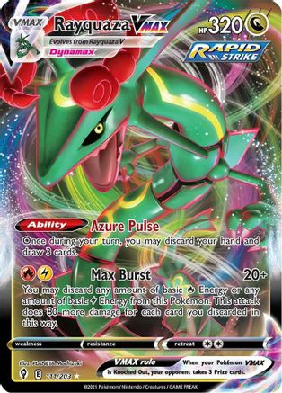 Rayquaza VMAX 111/203 [SWSH07 Evolving Skies]  - Holofoil