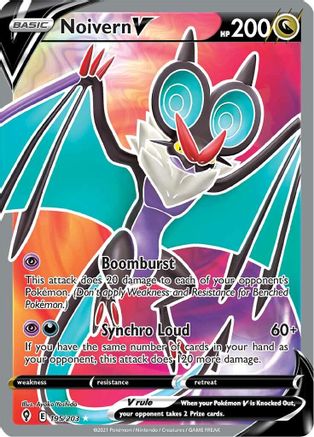 Noivern V (Full Art) 195/203 [SWSH07 Evolving Skies]  - Holofoil