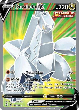 Duraludon V (Full Art) 197/203 [SWSH07 Evolving Skies]  - Holofoil