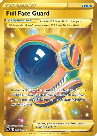 Full Face Guard (Secret) 231/203 [SWSH07 Evolving Skies]  - Holofoil