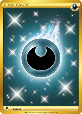 Darkness Energy (Secret) 236/203 [SWSH07 Evolving Skies]  - Holofoil