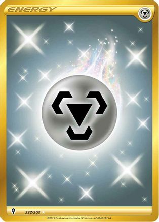 Metal Energy (Secret) 237/203 [SWSH07 Evolving Skies]  - Holofoil