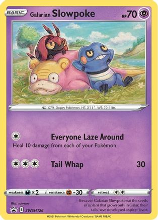 Galarian Slowpoke SWSH126 [SWSH Sword & Shield Promo Cards]  - Holofoil
