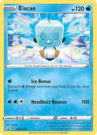 Eiscue SWSH128 [SWSH Sword & Shield Promo Cards]  - Holofoil