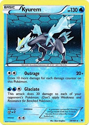 Kyurem 034/101 [Miscellaneous Cards & Products]  - Holofoil