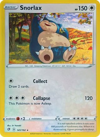 Snorlax 141/192 [Miscellaneous Cards & Products]  - Holofoil