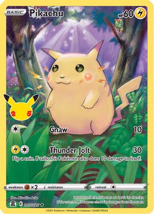 Pikachu 005/025 [Celebrations]  - Holofoil