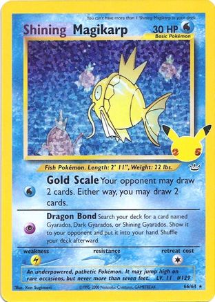 Shining Magikarp 066/64 [Celebrations Classic Collection]  - Holofoil