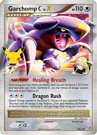 Garchomp C LV.X 145/147 [Celebrations Classic Collection]  - Holofoil