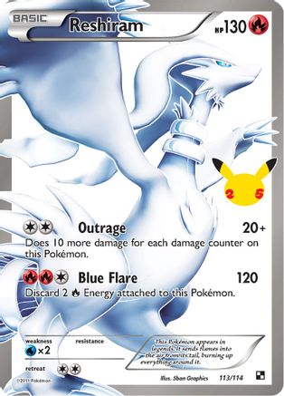 Reshiram 113/114 [Celebrations Classic Collection]  - Holofoil