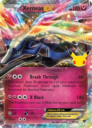 Xerneas EX 097/146 [Celebrations Classic Collection]  - Holofoil