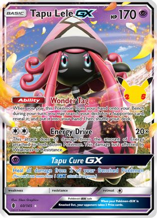 Tapu Lele GX 060/145 [Celebrations Classic Collection]  - Holofoil