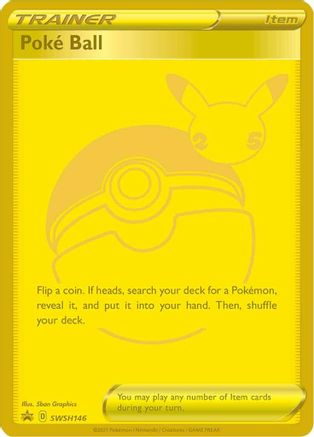 Poke Ball SWSH146 [SWSH Sword & Shield Promo Cards]  - Holofoil