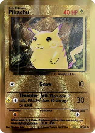 Pikachu 058/102 [Miscellaneous Cards & Products]  - Holofoil