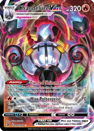 Chandelure VMAX 040/264 [SWSH08 Fusion Strike]  - Holofoil